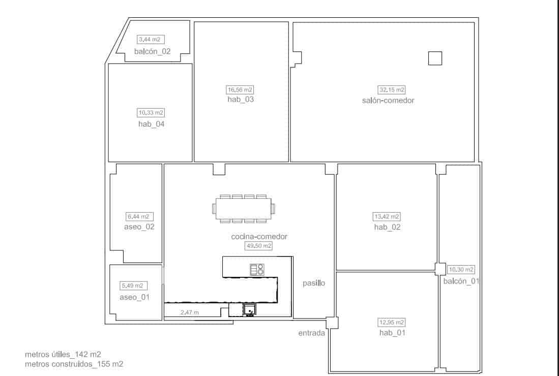 4 makuuhuone Asunto myytävänä paikassa Elche / Elx - 220 000 € (Ref: 7216056)