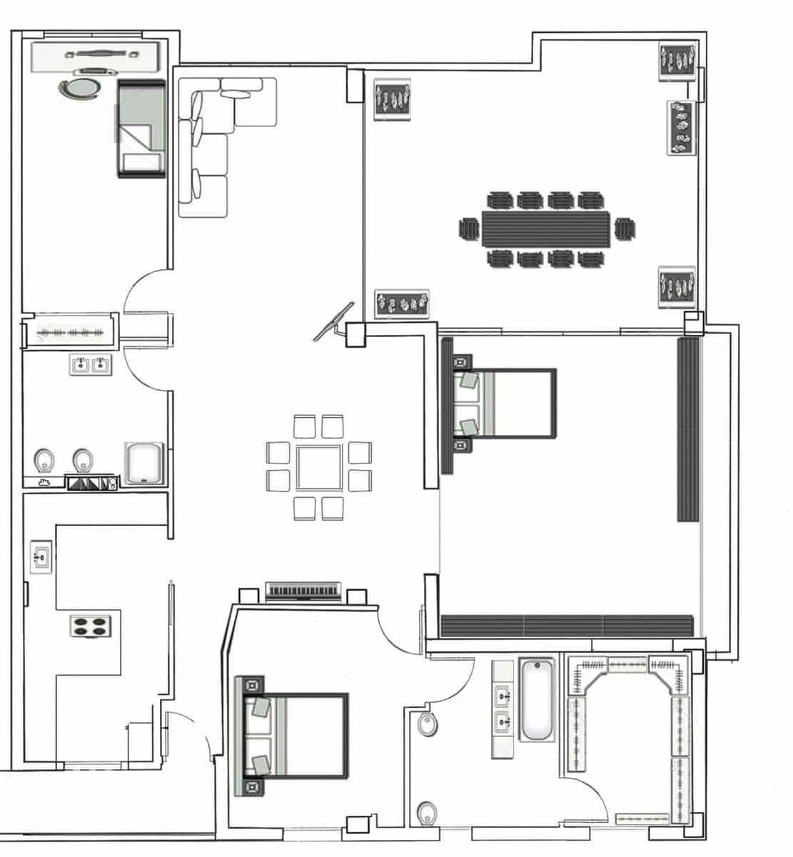 4 soveværelse Penthouse til salg i Guardamar del Segura med swimmingpool garage - € 360.000 (Ref: 7216057)