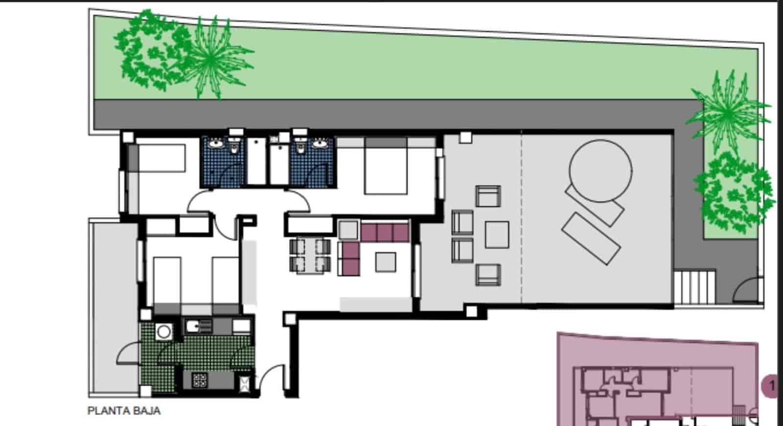3 sypialnia Apartament na sprzedaż w Pilar de la Horadada z basenem garażem - 339 000 € (Ref: 7442659)