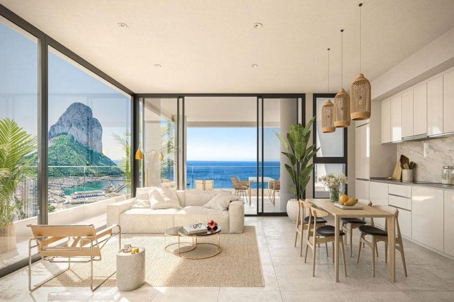 3 soveværelse Lejlighed til salg i Calpe / Calp med swimmingpool - € 600.000 (Ref: 7967680)