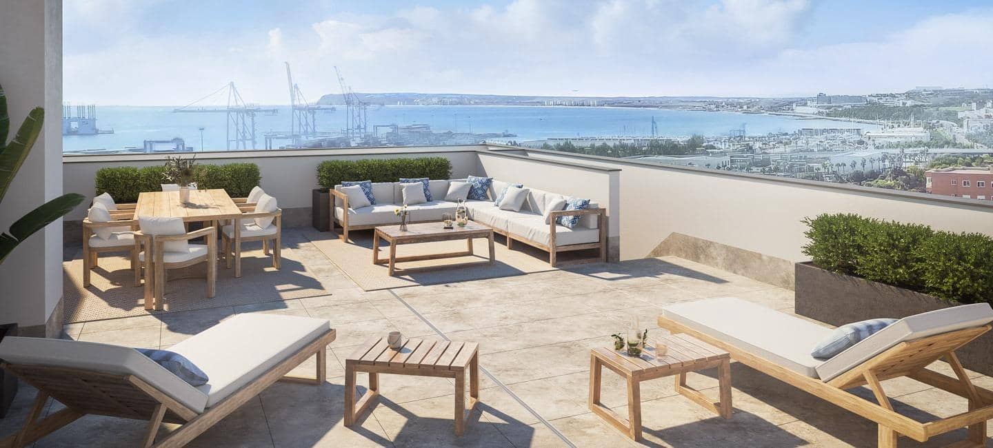 2 bedroom Apartment for sale in Alicante / Alacant city with pool garage - € 282,000 (Ref: 8072405)