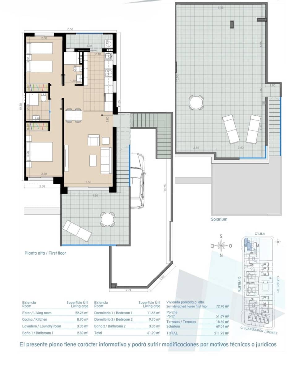 2 bedroom Apartment for sale in Torre de la Horadada with pool - € 369,900 (Ref: 8992231)