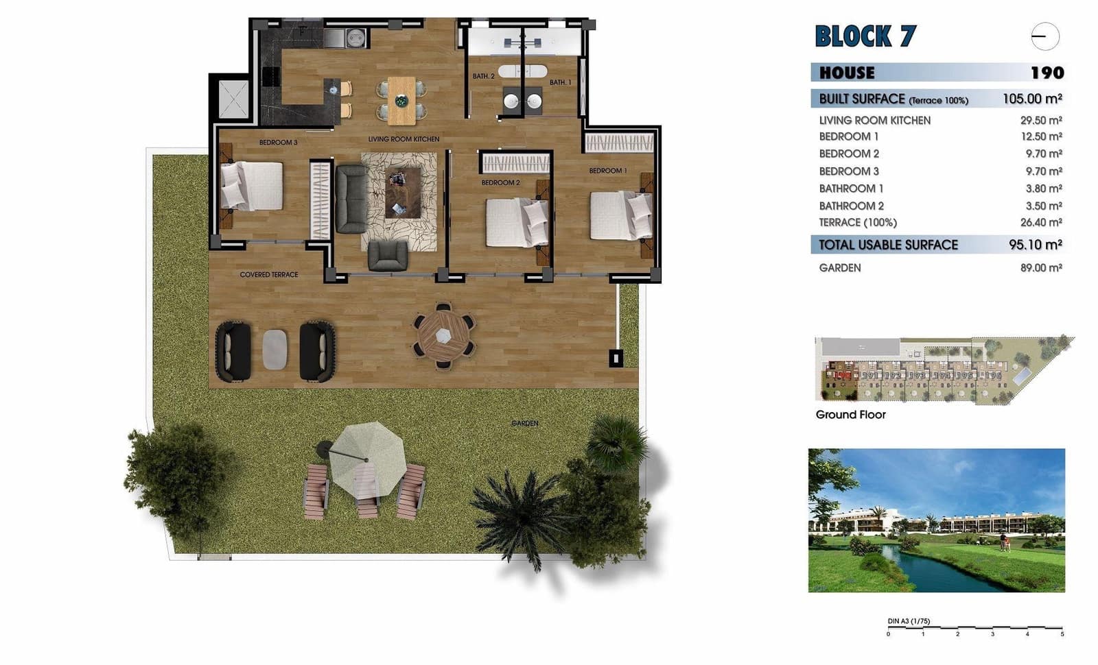 2 bedroom Apartment for sale in Los Alcazares with pool - € 255,000 (Ref: 9004693)