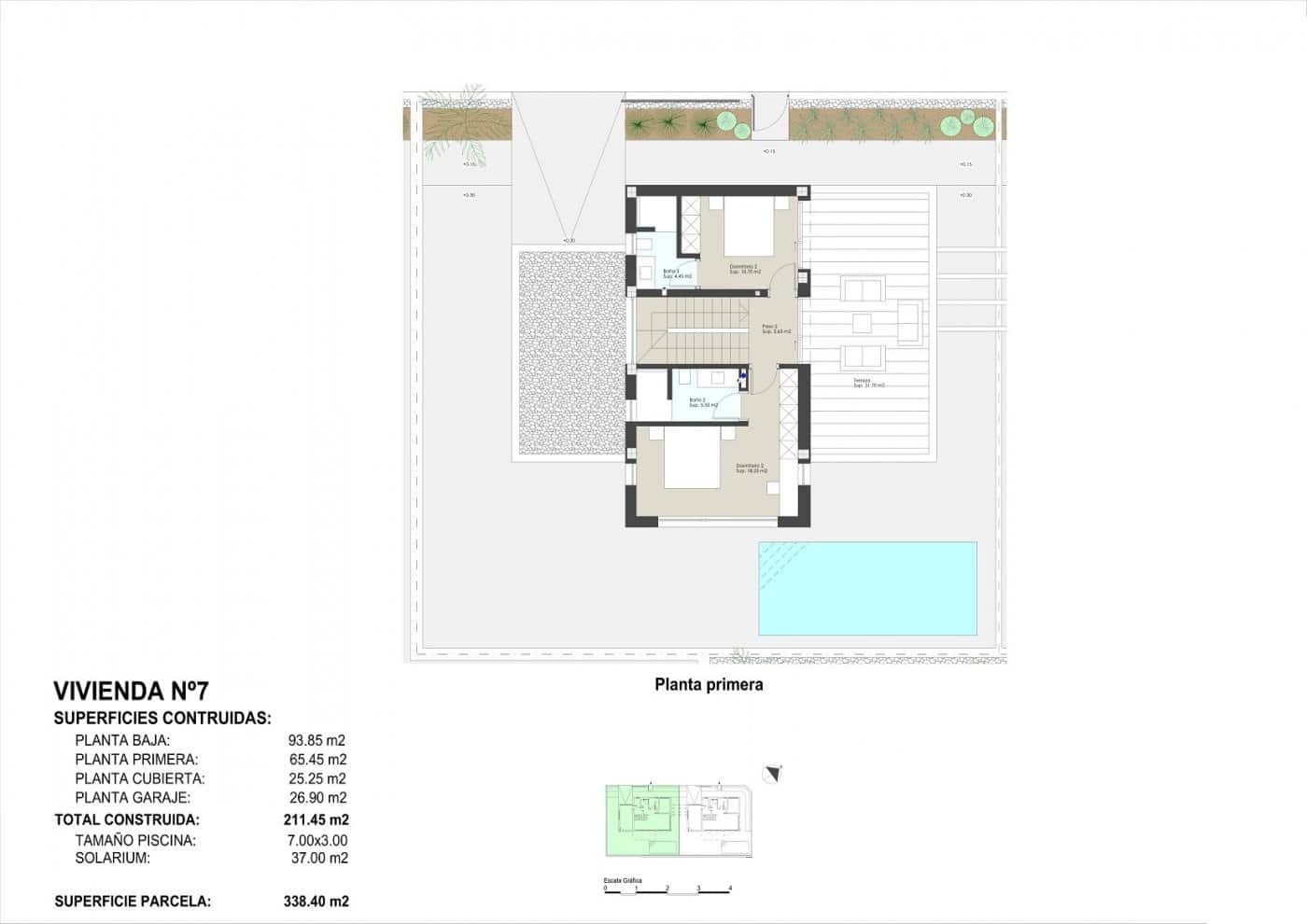 3 sypialnia Willa na sprzedaż w Torre de la Horadada z basenem garażem - 1 895 000 € (Ref: 9829132)