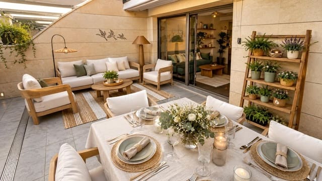 2 sovrum Takvåning till salu i Arenales del Sol, Elche / Elx med pool garage - 520 000 € (Ref: 9903935)