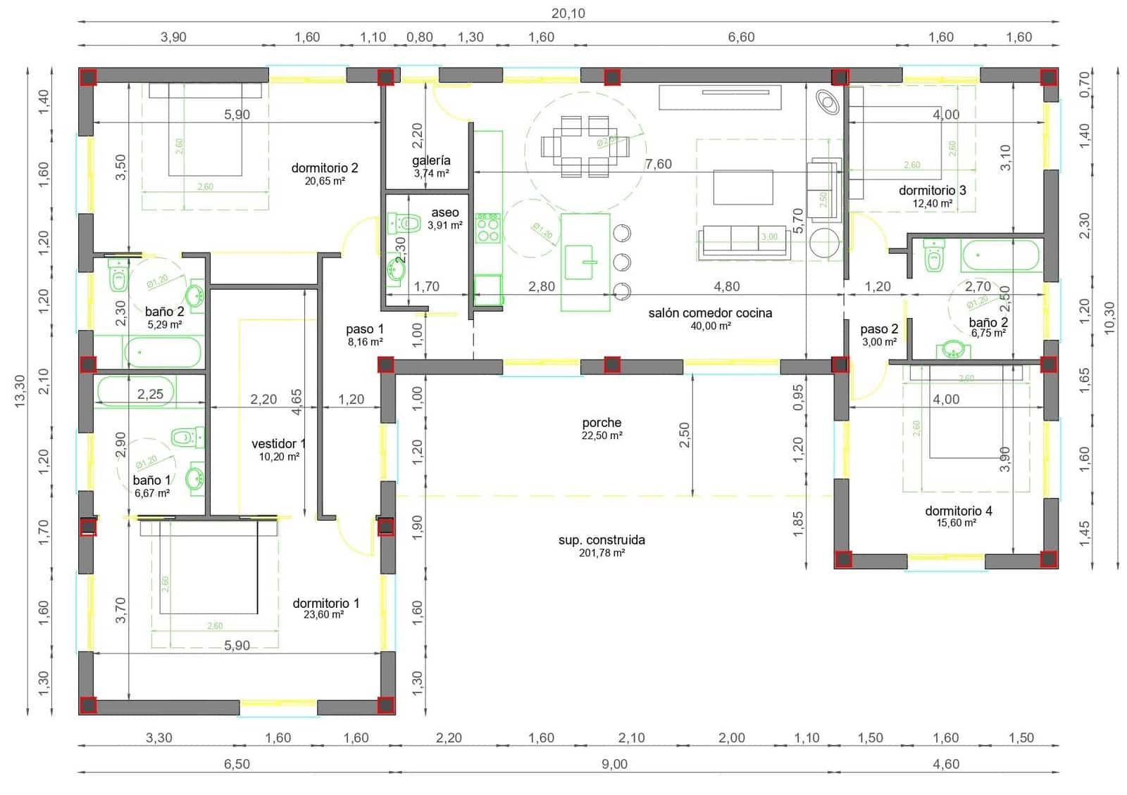 4 chambre Villa/Maison à vendre à Los Montesinos avec piscine - 1 300 000 € (Ref: 7560548)