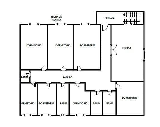 11 soveværelse Finca/Landehus til salg i Cortes de Baza med garage - € 120.000 (Ref: 8928906)