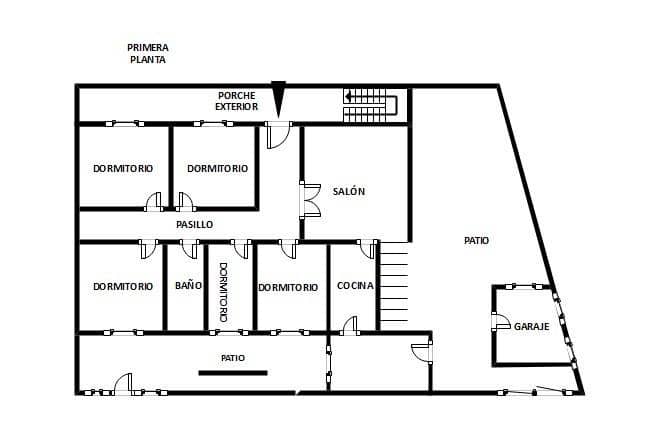 11 soveværelse Finca/Landehus til salg i Cortes de Baza med garage - € 120.000 (Ref: 8928906)