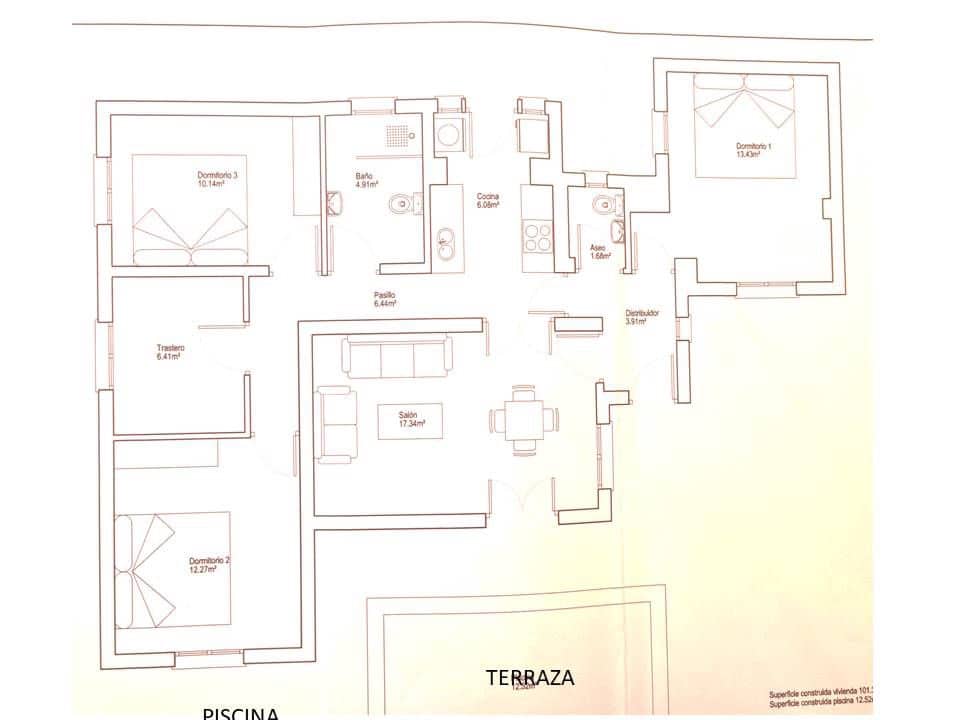 3 soveværelse Villa til leje i Almunecar - € 1.500 (Ref: 8232791)