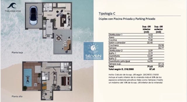 2 soverom Leilighet til salgs i Almuñécar med garasje - € 363 000 (Ref: 9450107)