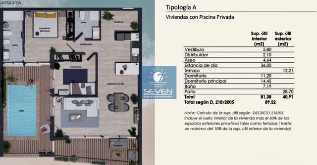 Apartamento de 2 habitaciones en Almuñécar en venta - 298.000 € (Ref: 9451778)