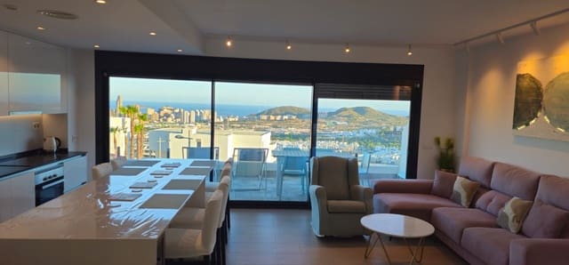 3 sypialnia Penthouse na sprzedaż w Balcón de Finestrat - Terra Marina, Finestrat z basenem garażem - 585 000 € (Ref: 9403624)