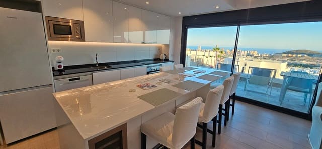 3 sypialnia Penthouse na sprzedaż w Balcón de Finestrat - Terra Marina, Finestrat z basenem garażem - 585 000 € (Ref: 9403624)