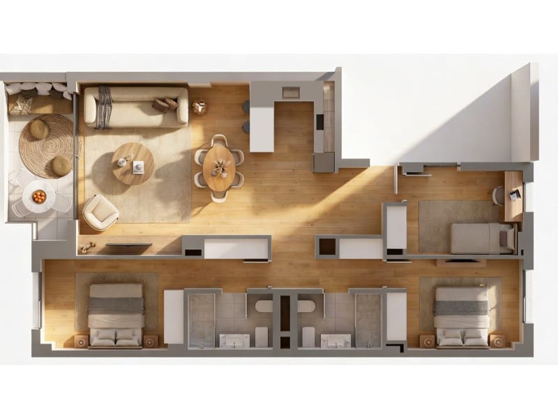 3 bedroom Apartment for sale in Palma de Mallorca - € 578,000 (Ref: 10005330)
