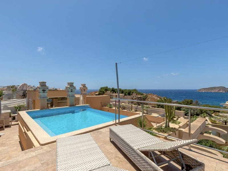 3 Zimmer Penthouse zu verkaufen in Santa Ponsa mit Pool - 1.995.000 € (Ref: 9474352)
