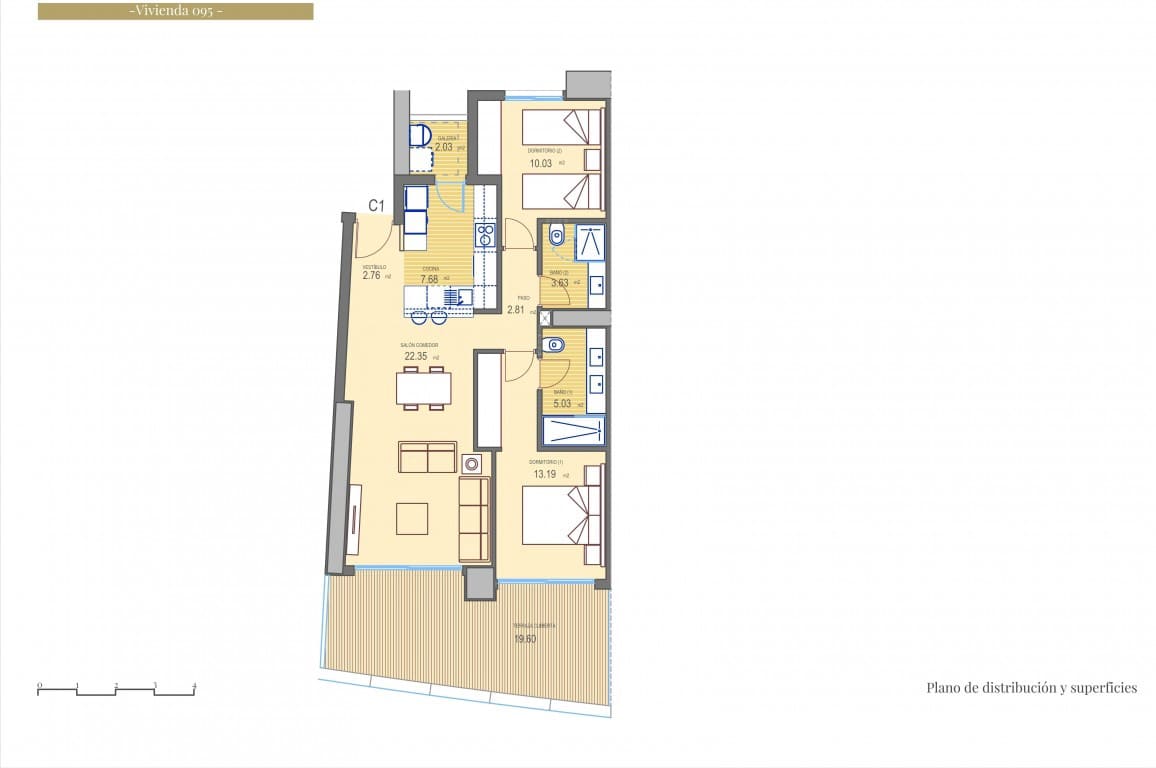 2 chambre Appartement à vendre à Benidorm avec piscine - 690 000 € (Ref: 6361222)