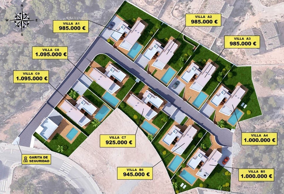 4 soverom Villa til salgs i La Nucia med svømmebasseng - € 975 000 (Ref: 6404157)