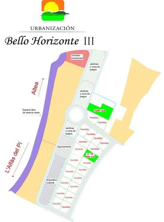 Byggegrund til salg i La Nucia - € 268.000 (Ref: 6963420)