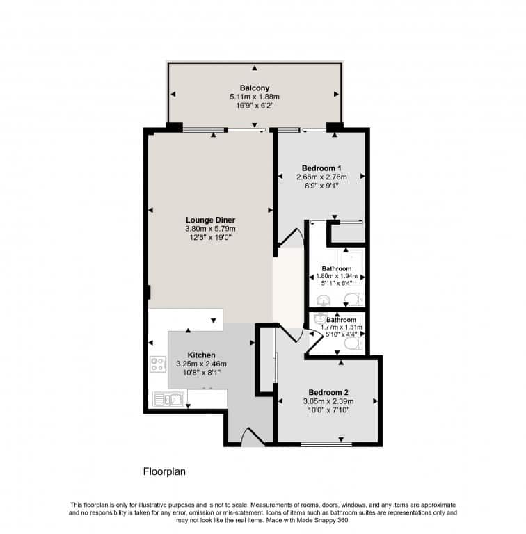 2 bedroom Apartment for sale in Alfaz del Pi / L'Alfas del Pi with pool - € 280,000 (Ref: 9803980)