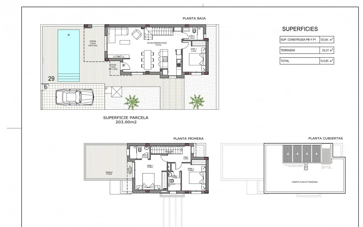 3 makuuhuone Huvila myytävänä paikassa Polop mukana uima-altaan - 489 000 € (Ref: 9872442)