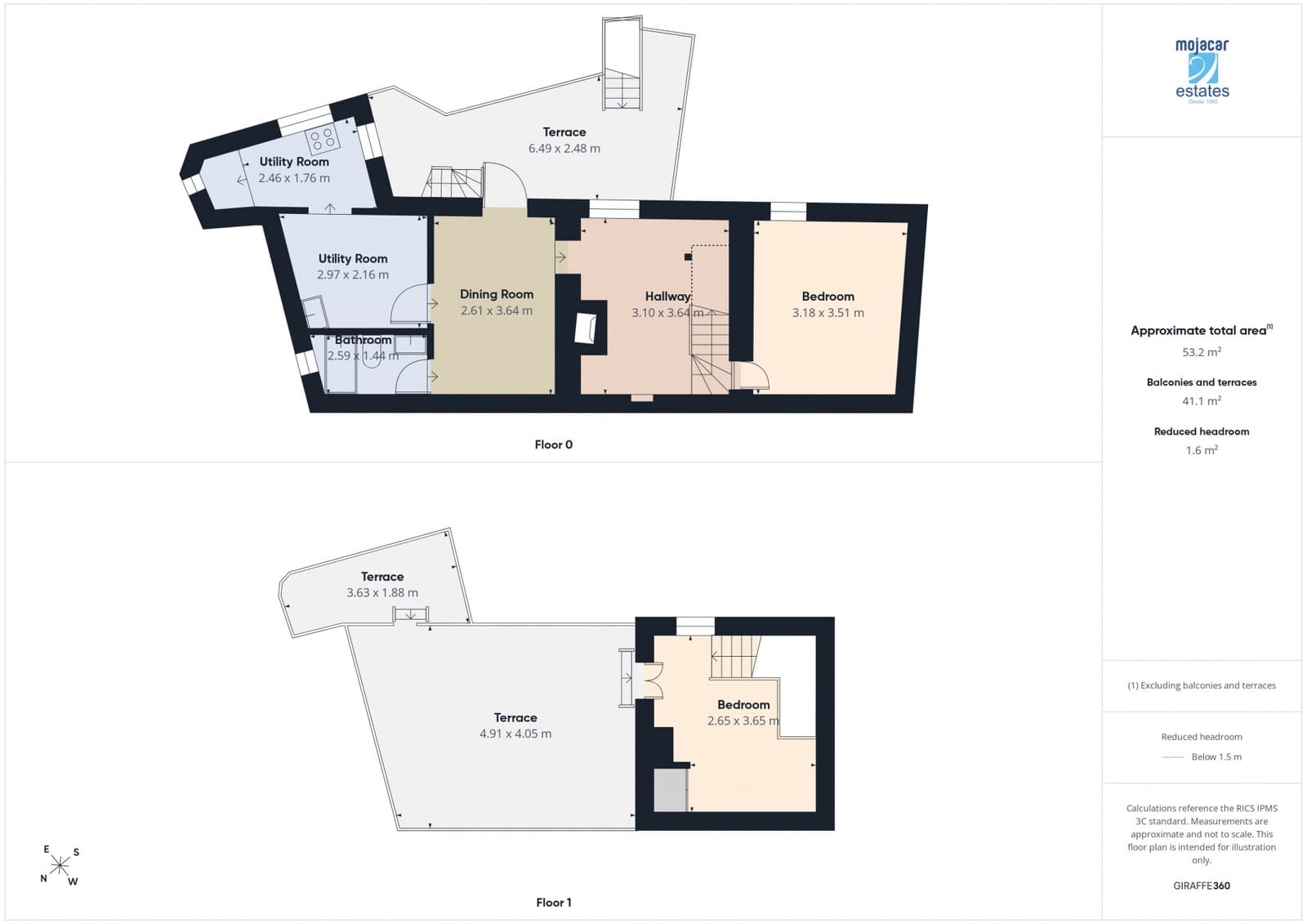2 chambre Maison de Ville à vendre à Mojacar - 250 000 € (Ref: 10004849)