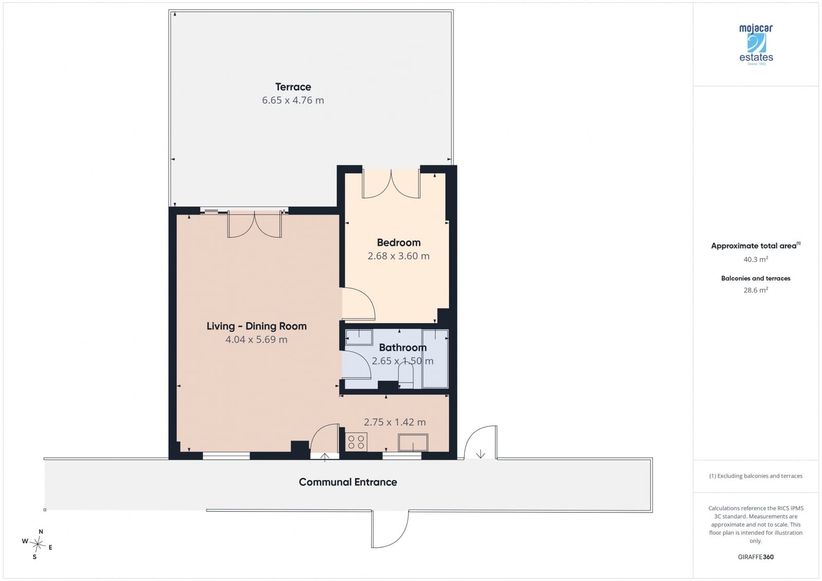 1 soverom Leilighet til salgs i Vera med garasje - € 89 000 (Ref: 10063031)