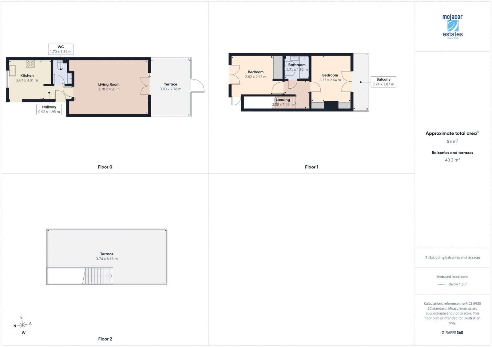 2 bedroom Townhouse for sale in Mojacar with pool garage - € 249,000 (Ref: 10158758)