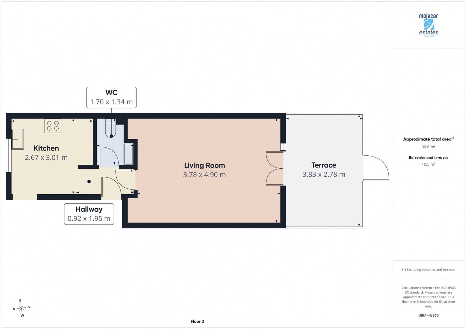 2 bedroom Townhouse for sale in Mojacar with pool garage - € 249,000 (Ref: 10158758)