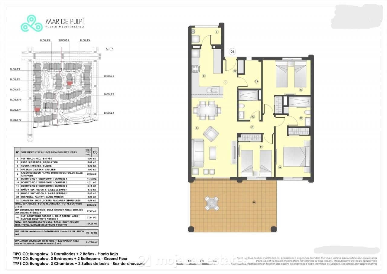3 soveværelse Lejlighed til salg i San Juan de los Terreros med swimmingpool - € 350.000 (Ref: 7024509)