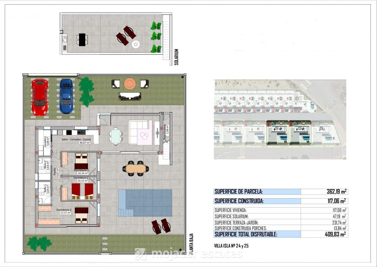 3 slaapkamer Villa te koop in San Juan de los Terreros met zwembad - € 525.000 (Ref: 7708295)