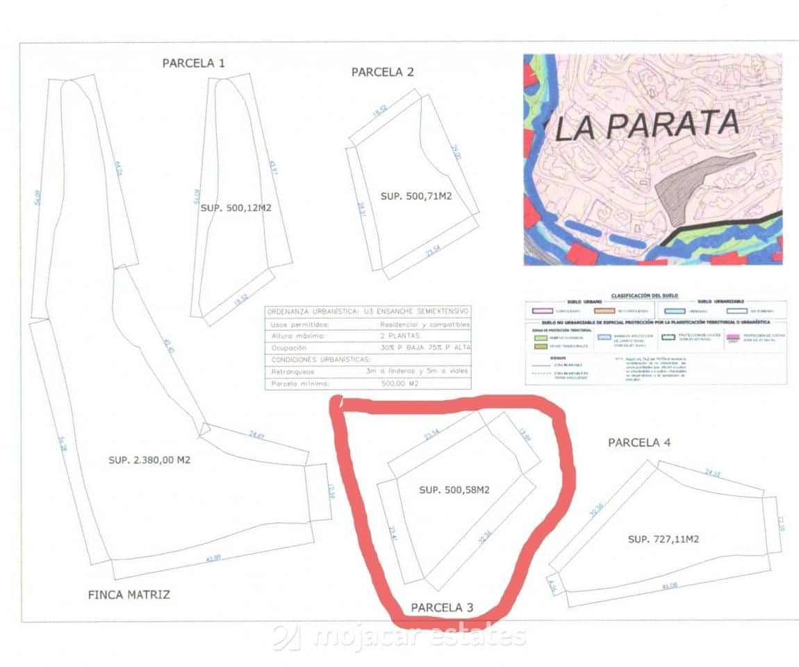 Grunde uden byggetilladelser til salg i Mojacar - € 60.000 (Ref: 9009977)