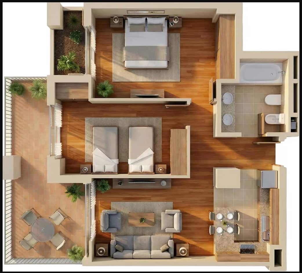2 chambre Appartement à vendre à Vera avec piscine - 130 000 € (Ref: 9550364)