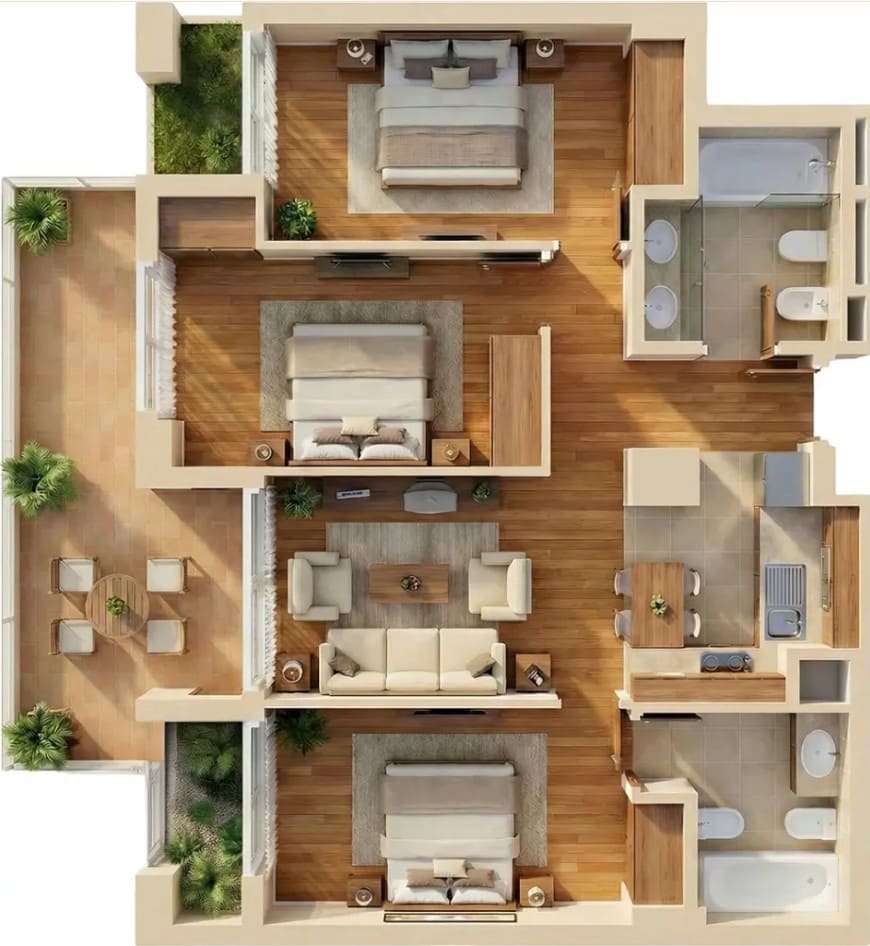 2 chambre Appartement à vendre à Vera avec piscine - 130 000 € (Ref: 9550364)