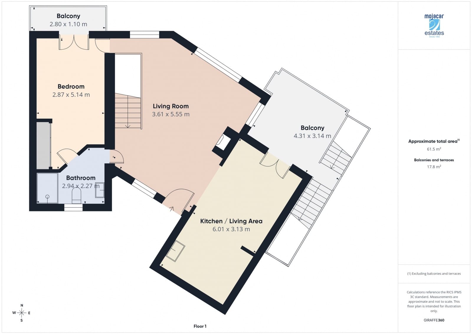 4 bedroom Villa for sale in Mojacar with pool garage - € 495,000 (Ref: 9570284)