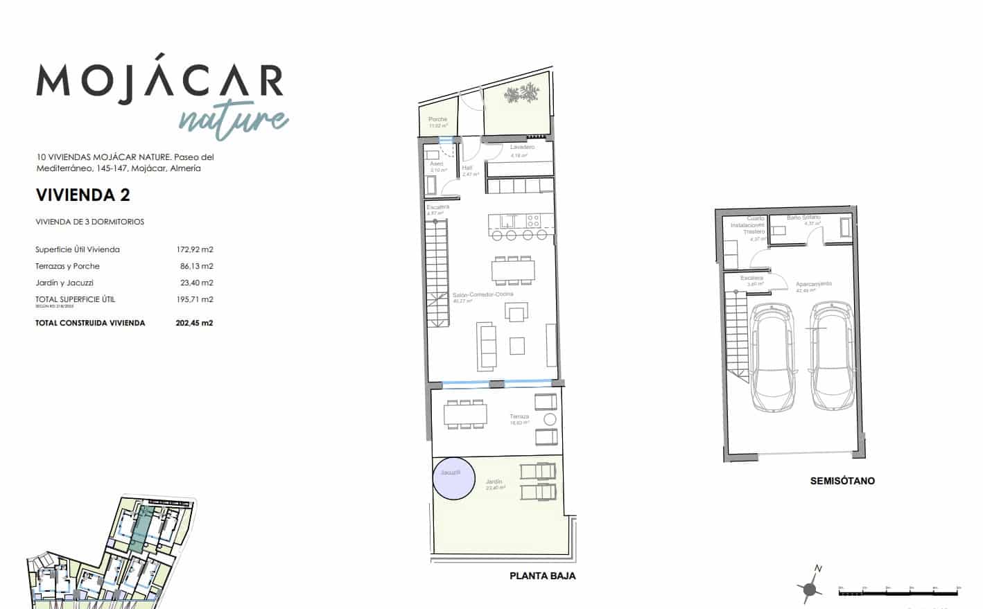 3 chambre Villa/Maison à vendre à Mojacar avec piscine garage - 630 000 € (Ref: 9793755)