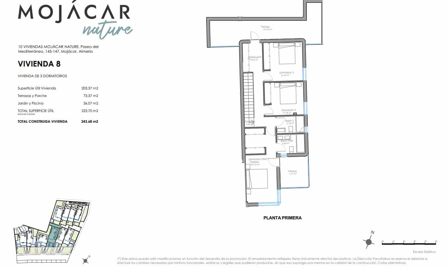 3 soveværelse Villa til salg i Mojacar med swimmingpool garage - € 685.000 (Ref: 9795775)