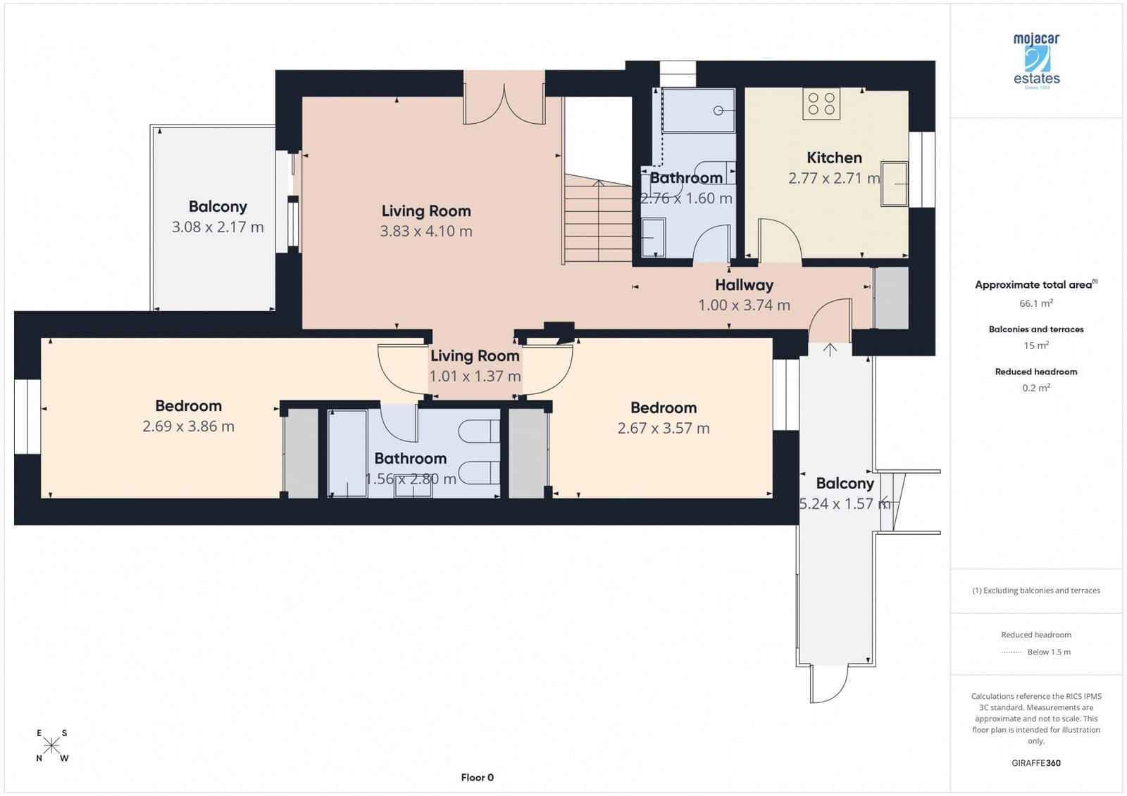 3 soverom Leilighet til salgs i Los Gallardos med svømmebasseng garasje - € 149 000 (Ref: 9821746)