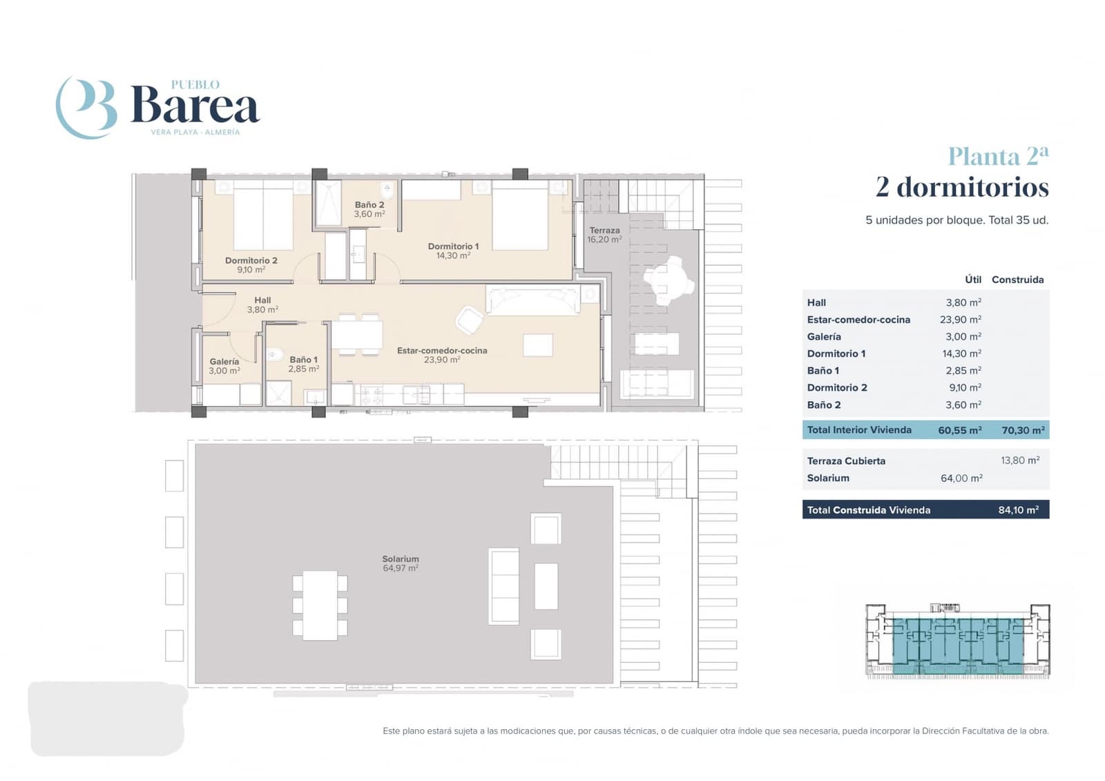 2 bedroom Apartment for sale in Vera with pool garage - € 267,000 (Ref: 9964539)