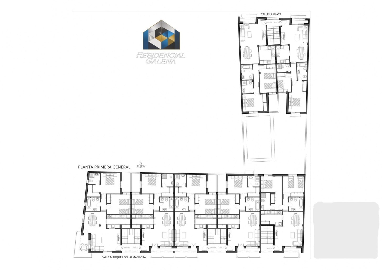2 soverom Leilighet til salgs i Las Herrerias med svømmebasseng garasje - € 145 900 (Ref: 9974435)