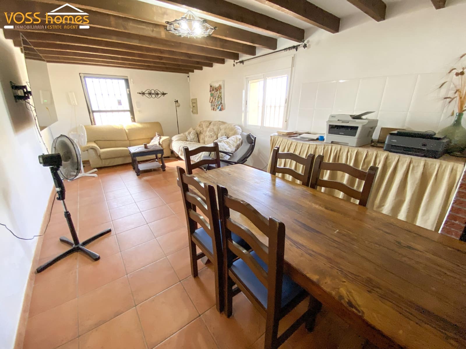 5 soveværelse Finca/Landehus til salg i Huercal-Overa med swimmingpool garage - € 219.950 (Ref: 10004852)