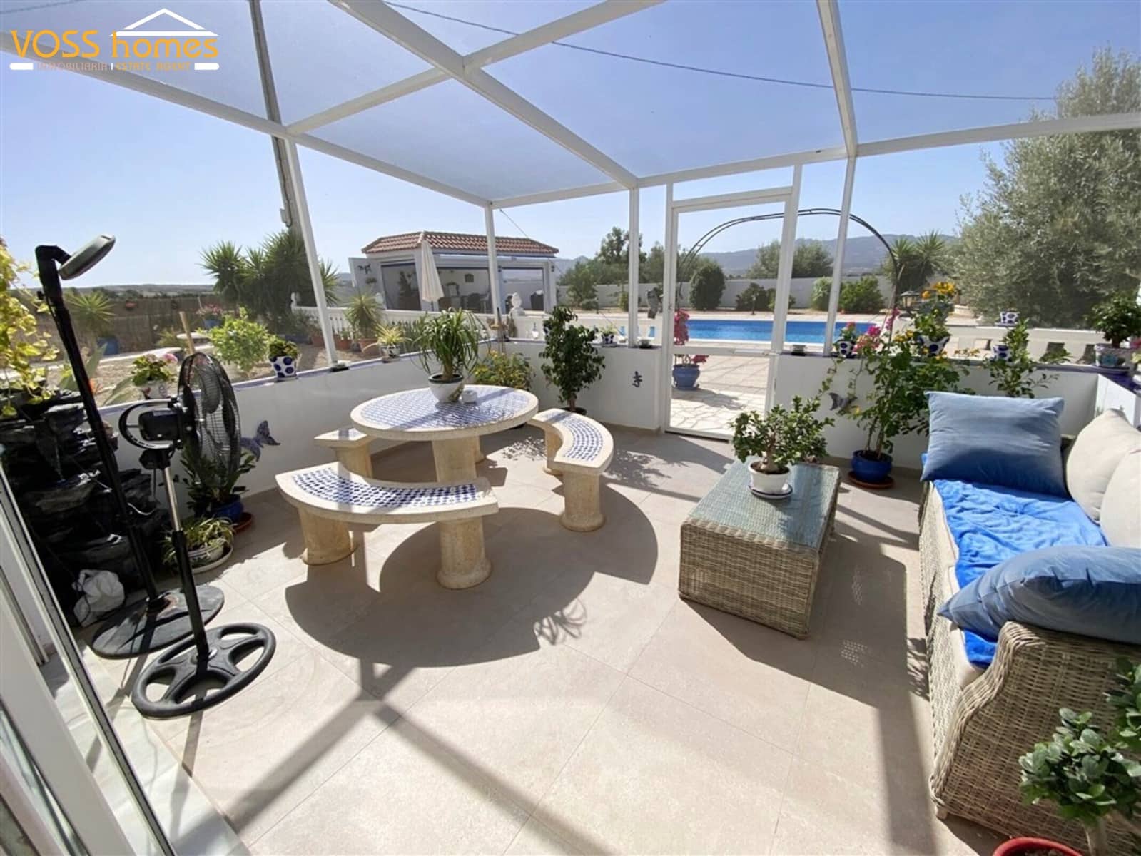 4 Zimmer Finca/Landgut zu verkaufen in Huercal-Overa mit Pool Garage - 339.950 € (Ref: 10048924)