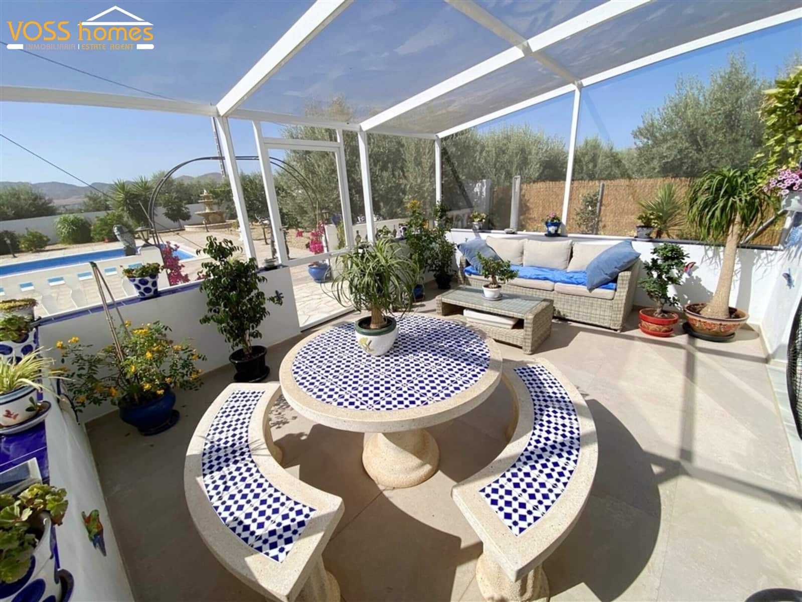 4 Zimmer Finca/Landgut zu verkaufen in Huercal-Overa mit Pool Garage - 339.950 € (Ref: 10048924)