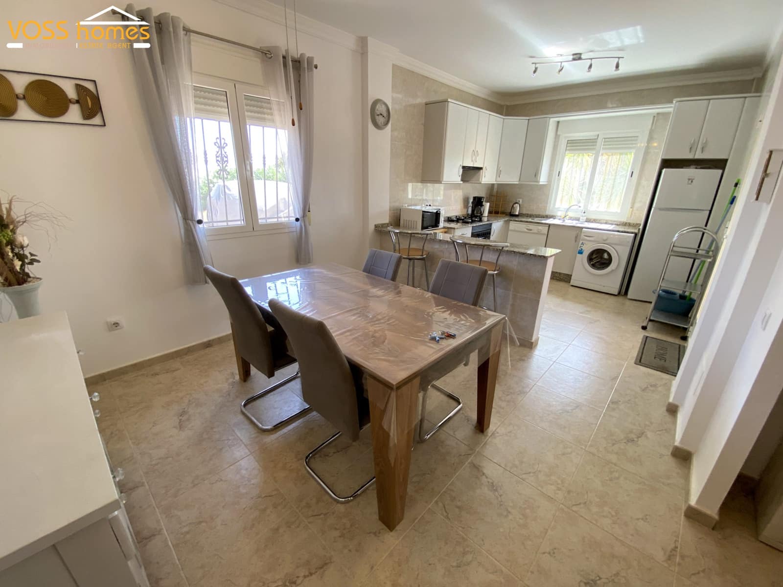 3 Zimmer Villa zu vermieten in Huercal-Overa mit Pool Garage - 1.200 € (Ref: 10048925)