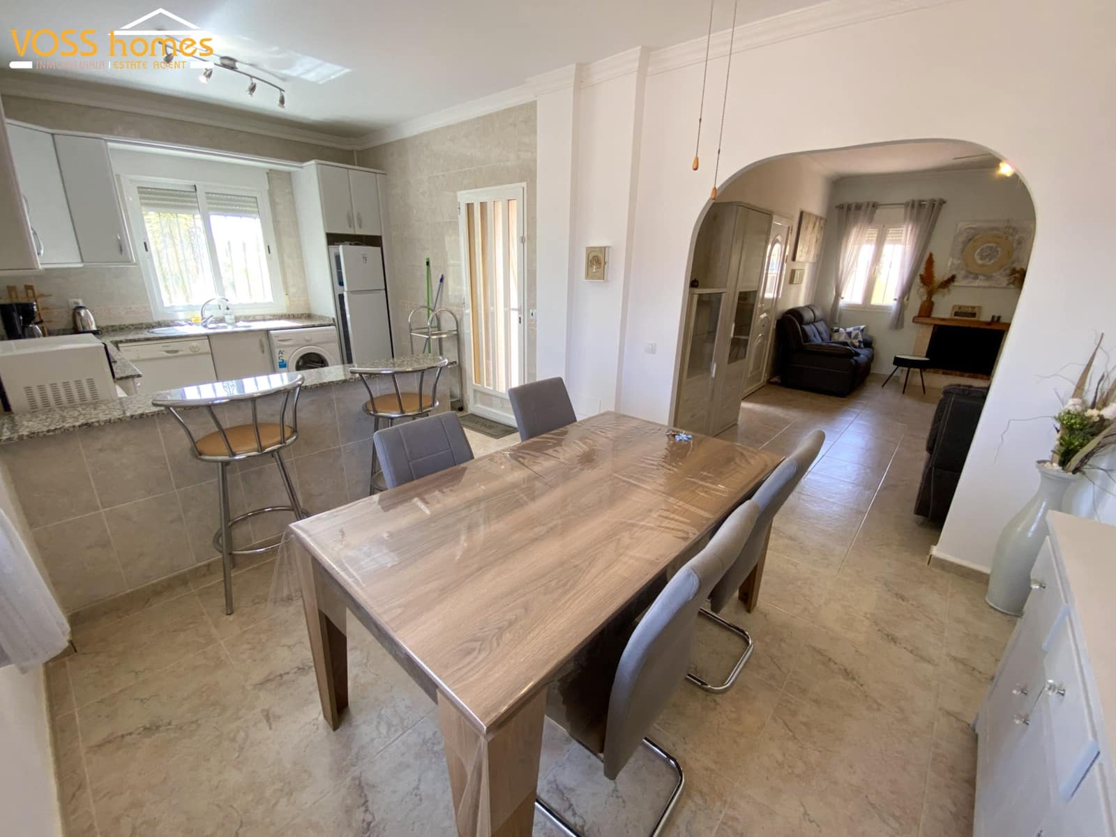 3 Zimmer Villa zu vermieten in Huercal-Overa mit Pool Garage - 1.200 € (Ref: 10048925)