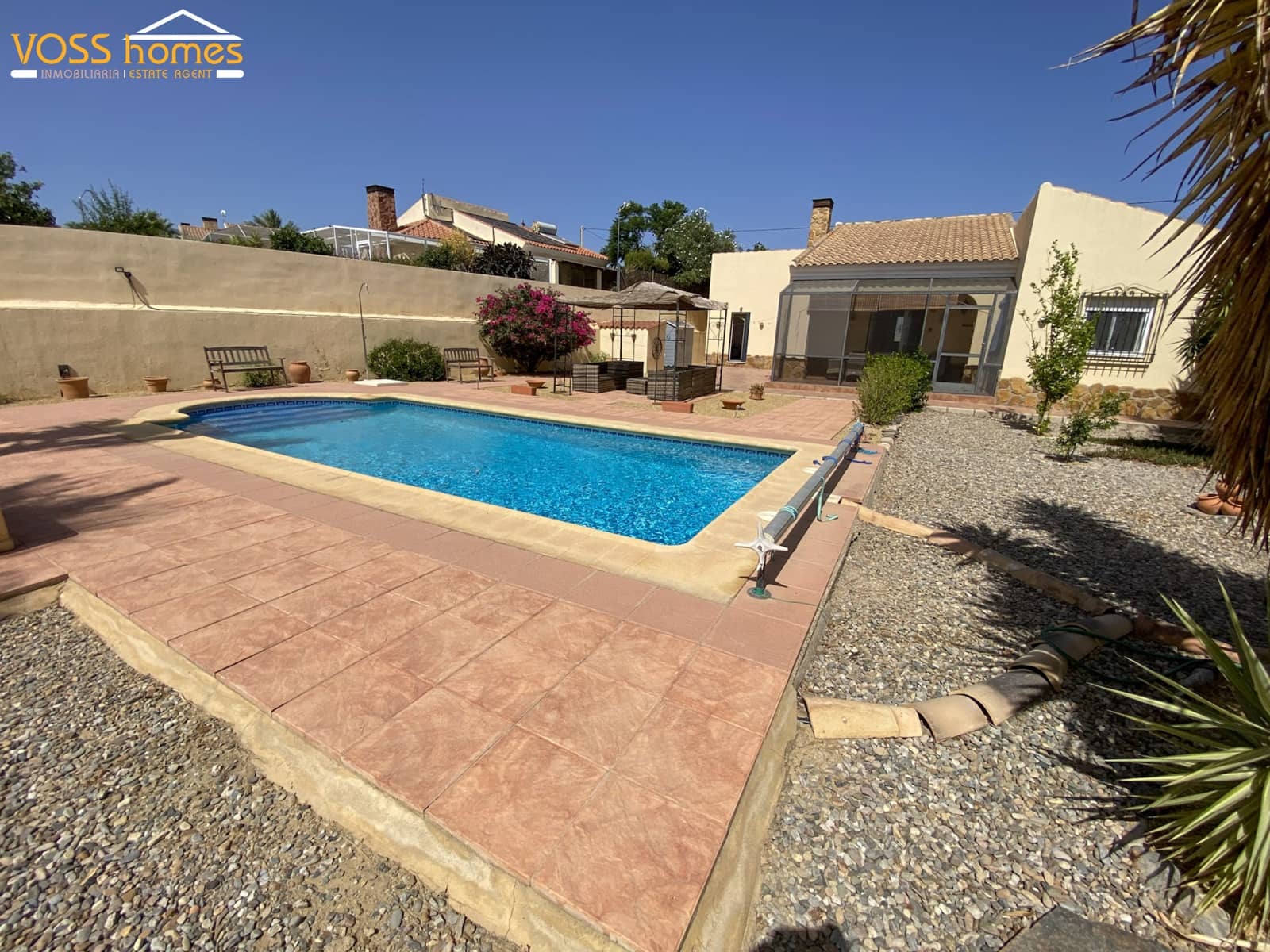 3 Zimmer Villa zu vermieten in Huercal-Overa mit Pool Garage - 1.200 € (Ref: 10048925)