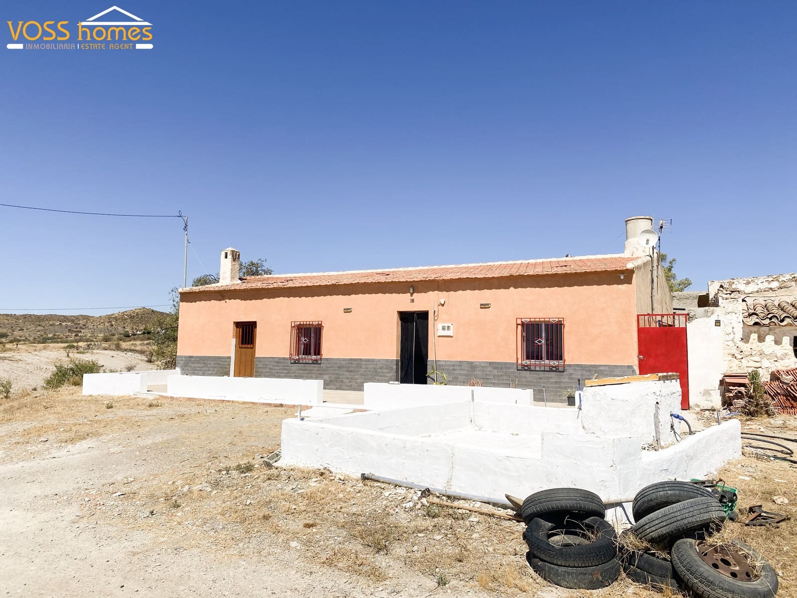 3 sovrum Finca/Hus på landet till salu i Huercal-Overa - 175 950 € (Ref: 10076994)