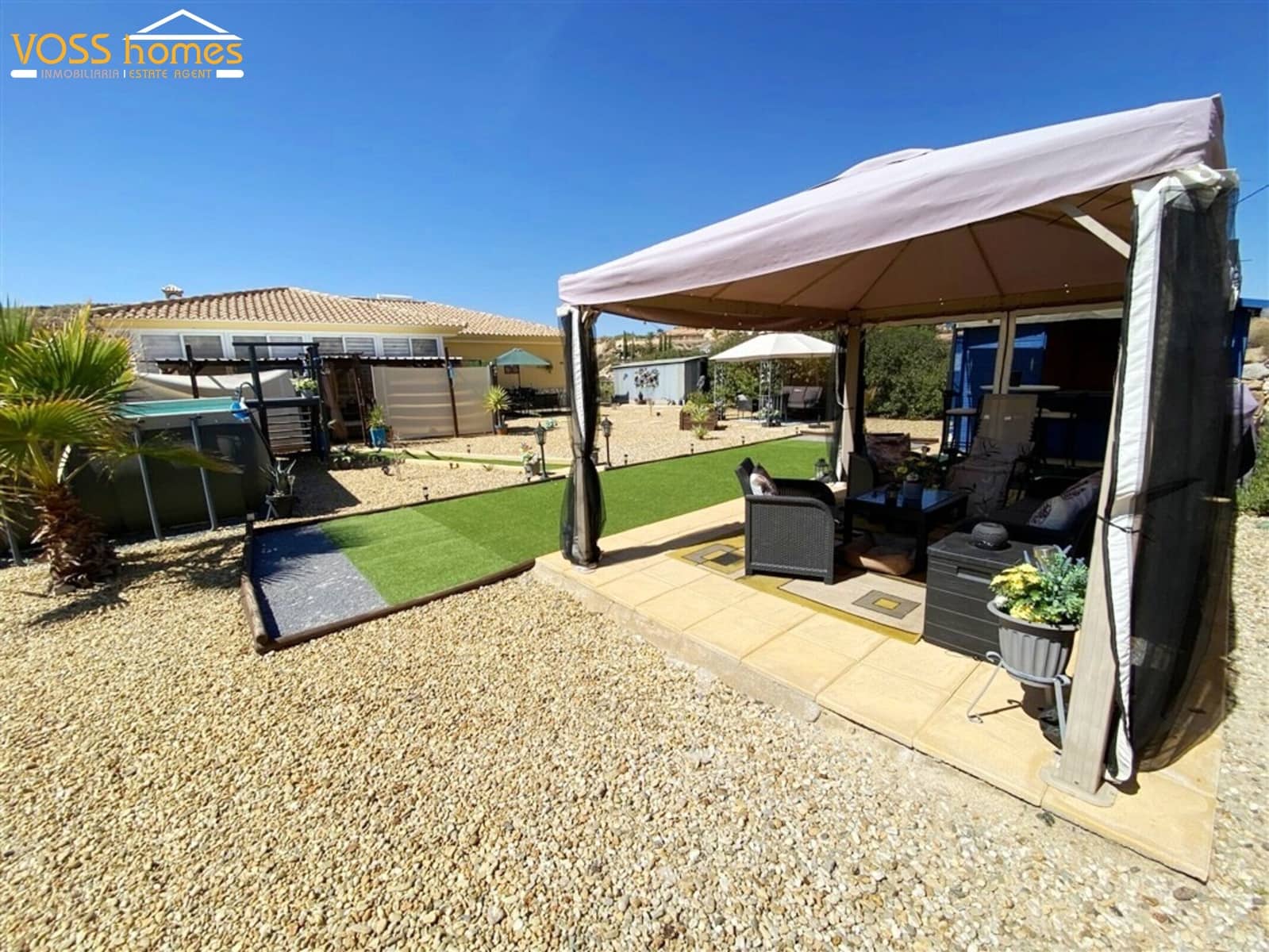 3 sovrum Villa till salu i Zurgena med pool garage - 249 950 € (Ref: 10118837)