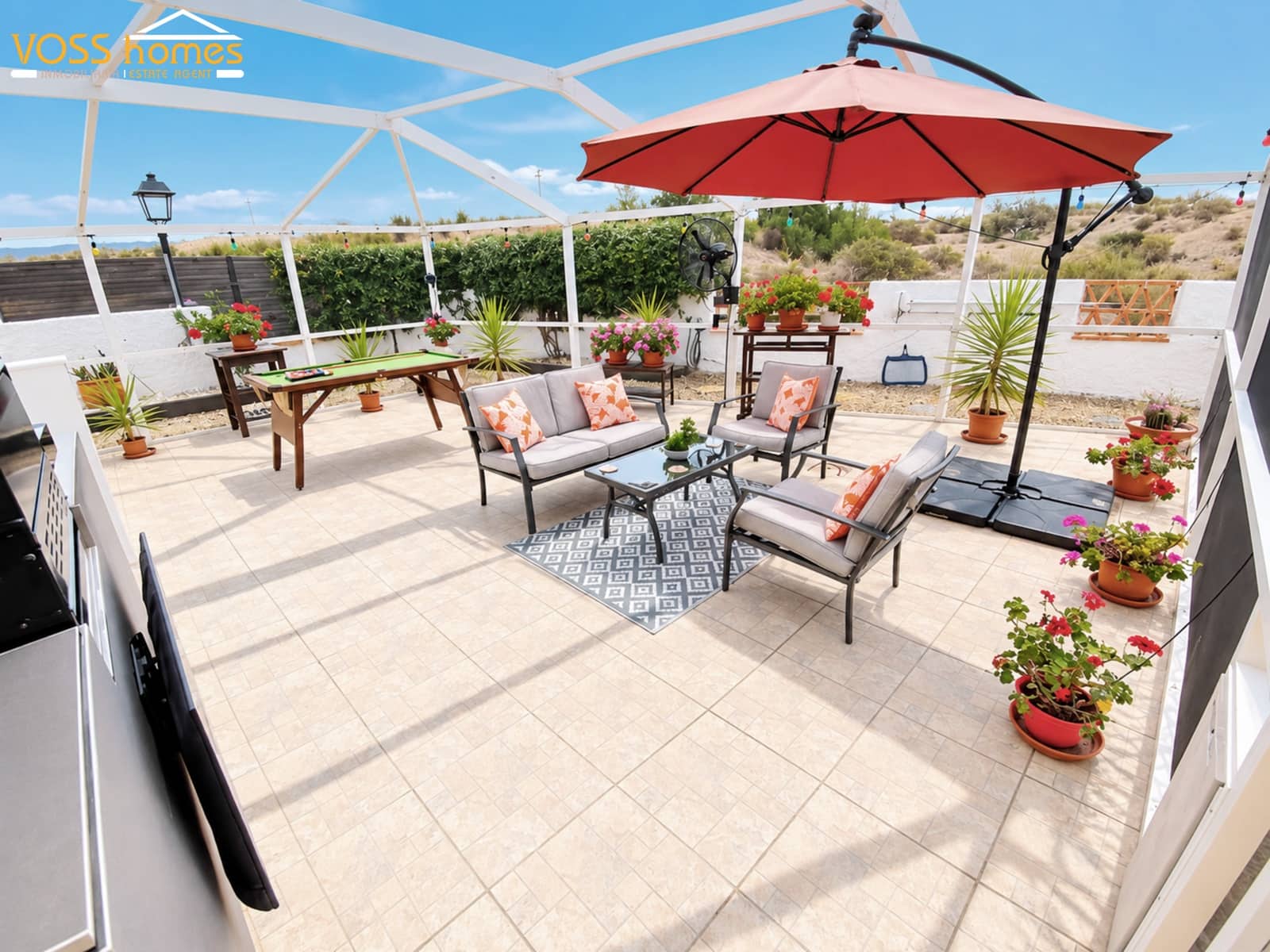 3 slaapkamer Villa te koop in Huercal-Overa met zwembad garage - € 284.995 (Ref: 10123519)