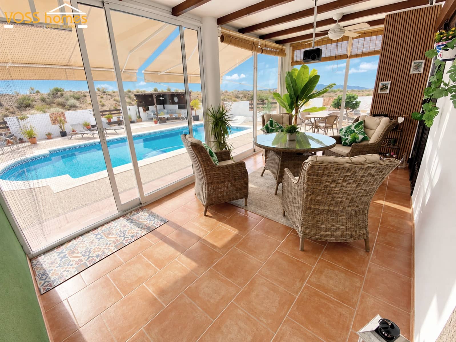 3 slaapkamer Villa te koop in Huercal-Overa met zwembad garage - € 284.995 (Ref: 10123519)