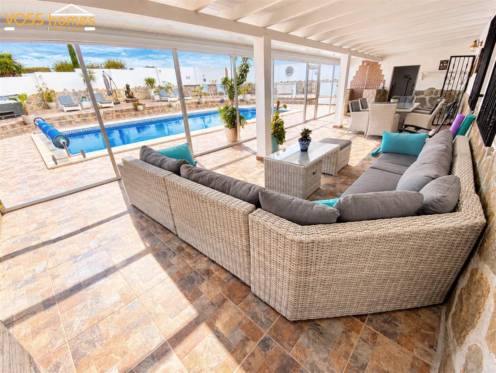 4 sovrum Villa till salu i Albox med pool garage - 395 000 € (Ref: 10133030)